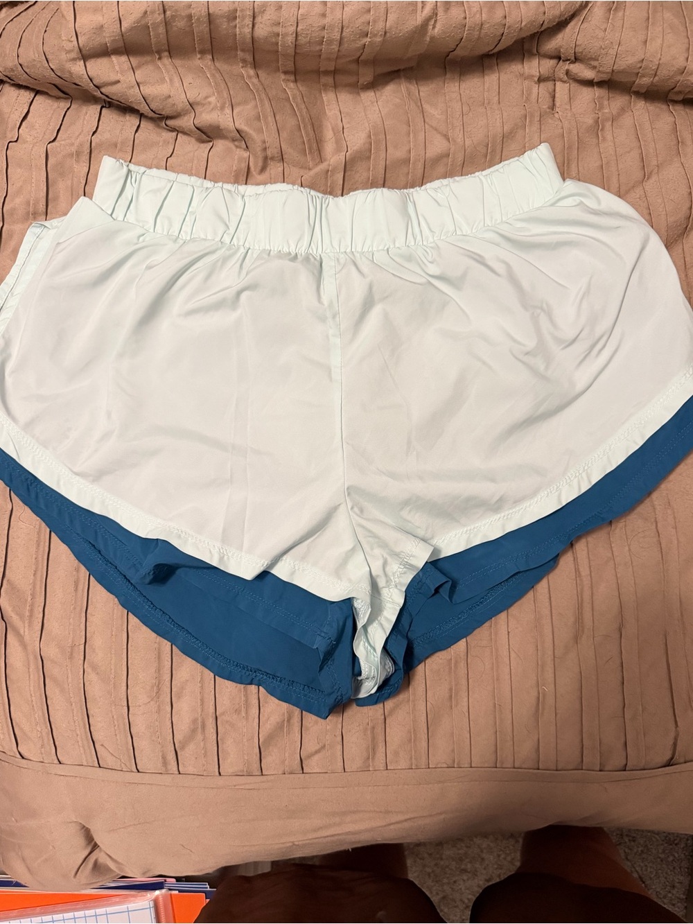 FP Movement Light Blue Two-Tone Athletic Shorts